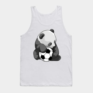 Panda with Soccer ball Tank Top